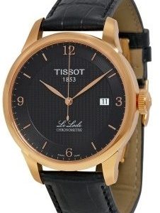 Tissot Le Locle Herrklocka T006.408.36.057.00 Svart/Läder ⌀39.3 mm