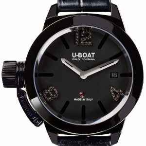 U-Boat Damklocka 6951 Classico Svart/Läder ⌀40 mm