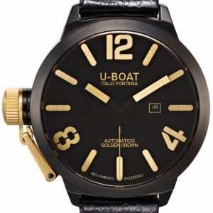 U-Boat Herrklocka 1216 Classico Svart/Läder ⌀45 mm