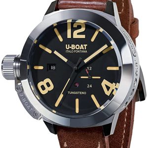 U-Boat Herrklocka 8073 Classico Svart/Läder ⌀50 mm