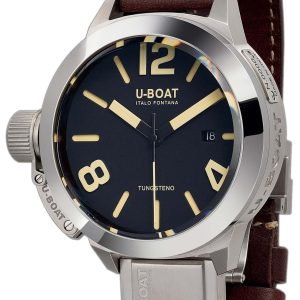 U-Boat Herrklocka 8092 Classico Svart/Läder ⌀50 mm