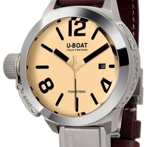 U-Boat Herrklocka 8093 Classico Beige/Läder ⌀45 mm