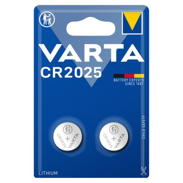 varta litiumbatteri cr2025 2-pack