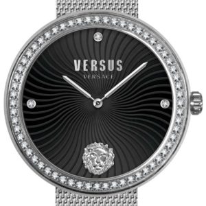 Versus by Versace Damklocka VSPEN2721 Lea Svart/Stål ⌀35 mm