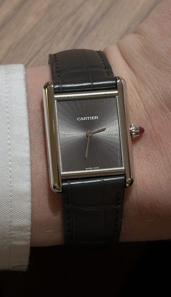 cartier tank platinum