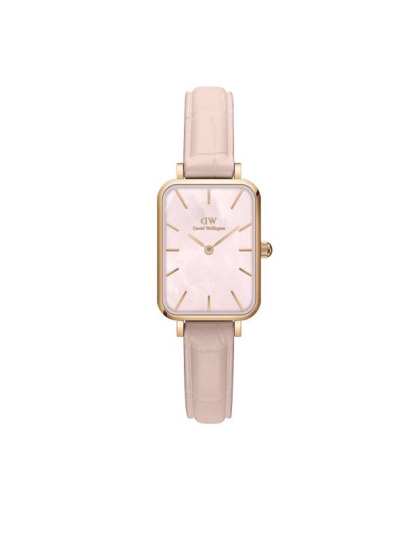 daniel wellington quadro croc rouge