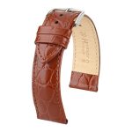 hirsch crocograin brun cognac
