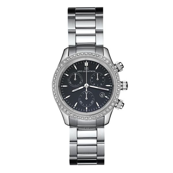 sjöö sandström royal steel chronograph
