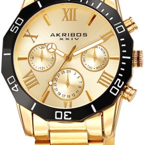 Akribos XXIV Herrklocka AK1054YG Multi-Function Guld/Gulguldtonat