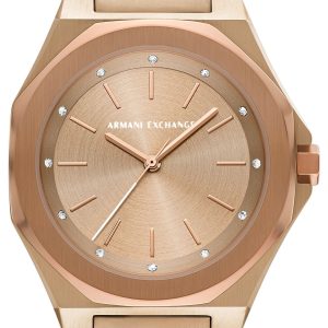 Armani Exchange Damklocka AX4616 Andrea Beige/Stål ⌀34 mm