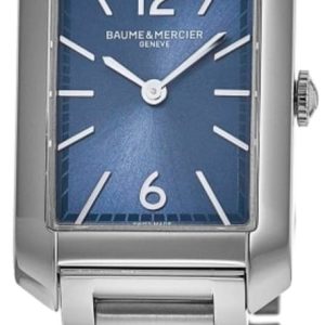 Baume & Mercier Damklocka M0A10476 Hampton Blå/Stål 35x22 mm
