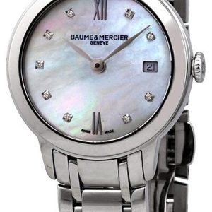 Baume & Mercier Damklocka M0A10490 Classima Vit/Stål Ø27 mm