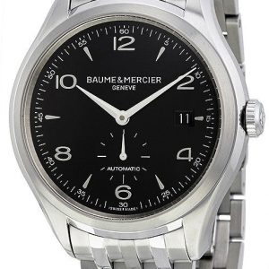 Baume & Mercier Herrklocka M0A10100 Clifton Svart/Stål Ø42 mm