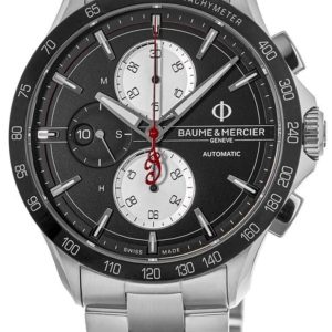 Baume & Mercier Herrklocka M0A10403 Clifton Svart/Stål Ø44 mm