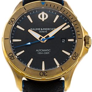 Baume & Mercier Herrklocka M0A10500 Clifton Svart/Läder Ø42 mm