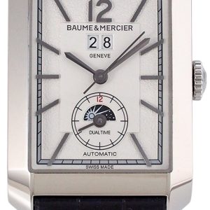 Baume & Mercier Herrklocka M0A10523 Hampton Silverfärgad/Läder