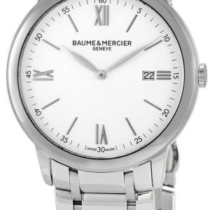 Baume & Mercier Herrklocka M0A10526 Classima Vit/Stål Ø42 mm