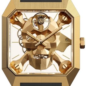 Bell & Ross Herrklocka BR01-CSK-BR/SRB BR 01 Cyber Skull Gummi