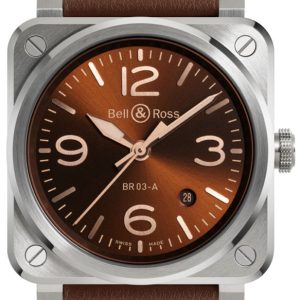 Bell & Ross Herrklocka BR03A-GH-ST/SCA BR 03 Golden Heritage