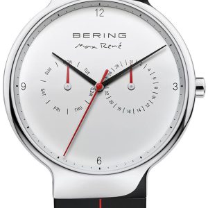 Bering Herrklocka 15542-404 Max Rene Vit/Gummi ⌀42 mm
