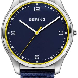 Bering Herrklocka 18342-507 Ultra Slim Blå/Textil ⌀42 mm