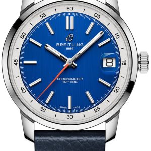 Breitling AB3113A71C1X1 Top Time B31 Blå/Läder Ø38 mm