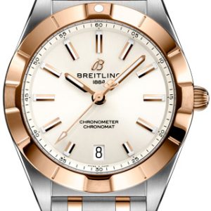 Breitling Damklocka U77310101A1U1 Chronomat 32 Silverfärgad/18 karat