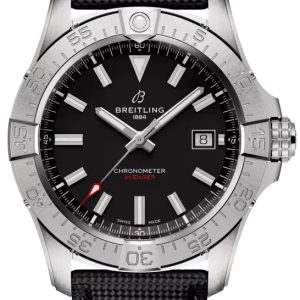 Breitling Herrklocka A17328101B1X1 Avenger Automatic 42 Svart/Läder