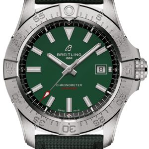 Breitling Herrklocka A17328101L1X1 Avenger Automatic 42 Grön/Läder