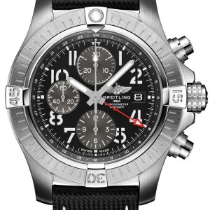 Breitling Herrklocka A24315101B1X1 Avenger Svart/Läder Ø45 mm