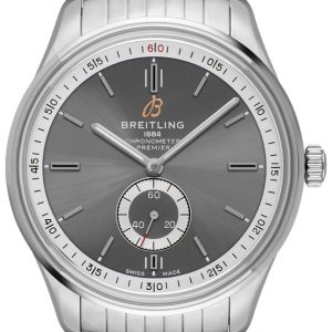 Breitling Herrklocka A37340351B1A1 Premier Automatic Grå/Stål ⌀40