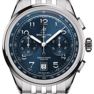 Breitling Herrklocka AB0145171C1A1 Premier Blå/Stål ⌀42 mm
