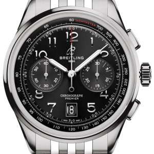 Breitling Herrklocka AB0145221B1A1 Premier Grön/Stål ⌀42 mm