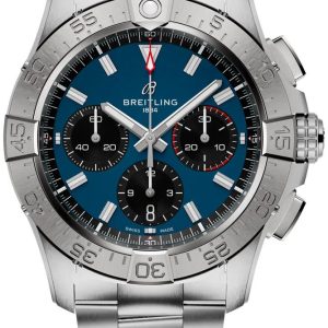 Breitling Herrklocka AB0146101C1A1 Avenger B01 Chronograph 42