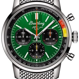 Breitling Herrklocka AB01762A1L1A1 Top Time Ford Mustang Grön/Stål