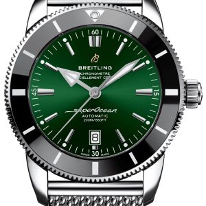 Breitling Herrklocka AB2020121L1A1 Superocean Heritage Grön/Stål