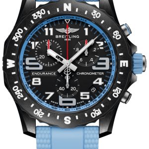 Breitling Herrklocka X82310281B1S2 Professional Endurance Svart/Gummi
