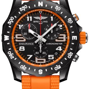 Breitling Herrklocka X82310A51B1S2 Professional Endurance Svart/Gummi