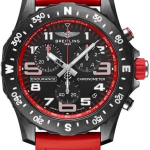 Breitling Herrklocka X82310D91B1S1 Professional Endurance Svart/Gummi