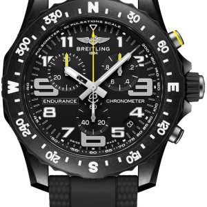 Breitling Herrklocka X82310E51B1S2 Professional Endurance Svart/Gummi