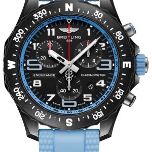 Breitling Herrklocka X83310281B1S1 Professional Endurance Svart/Gummi