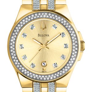 Bulova 98B174 Crystal Guld/Gulguldtonat stål Ø42 mm