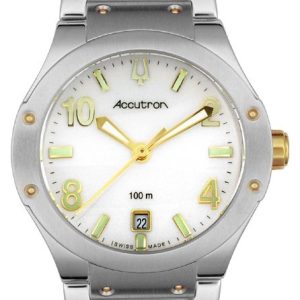 Bulova Damklocka 28M09 Accutron Vit/Stål Ø28 mm