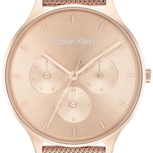 Calvin Klein 25200102 Classic Guldtonad/Roséguldstonat stål Ø38 mm