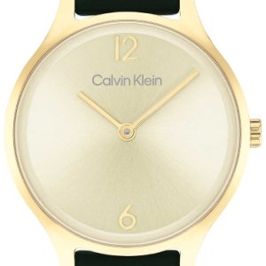 Calvin Klein Damklocka 1681253 Classic Guldtonad/Textil Ø28 mm