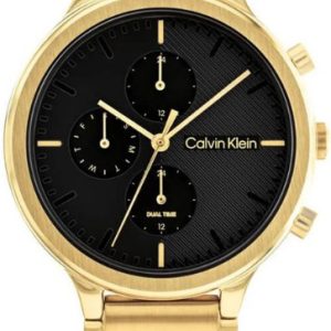 Calvin Klein Damklocka 25200240 Energize Svart/Gulguldtonat stål