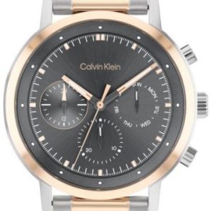 Calvin Klein Herrklocka 25200064 Gauge Grå/Roséguldstonat stål