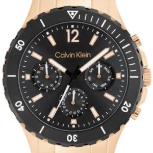 Calvin Klein Herrklocka 25200315 Sport Svart/Roséguldstonat stål