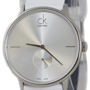 Calvin Klein Herrklocka K2Y211K6 Dress Silverfärgad/Läder Ø41 mm