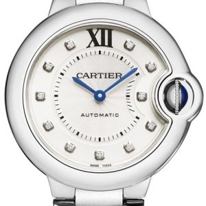 Cartier Damklocka W4BB0021 Ballon Bleu De Vit/Stål Ø33 mm